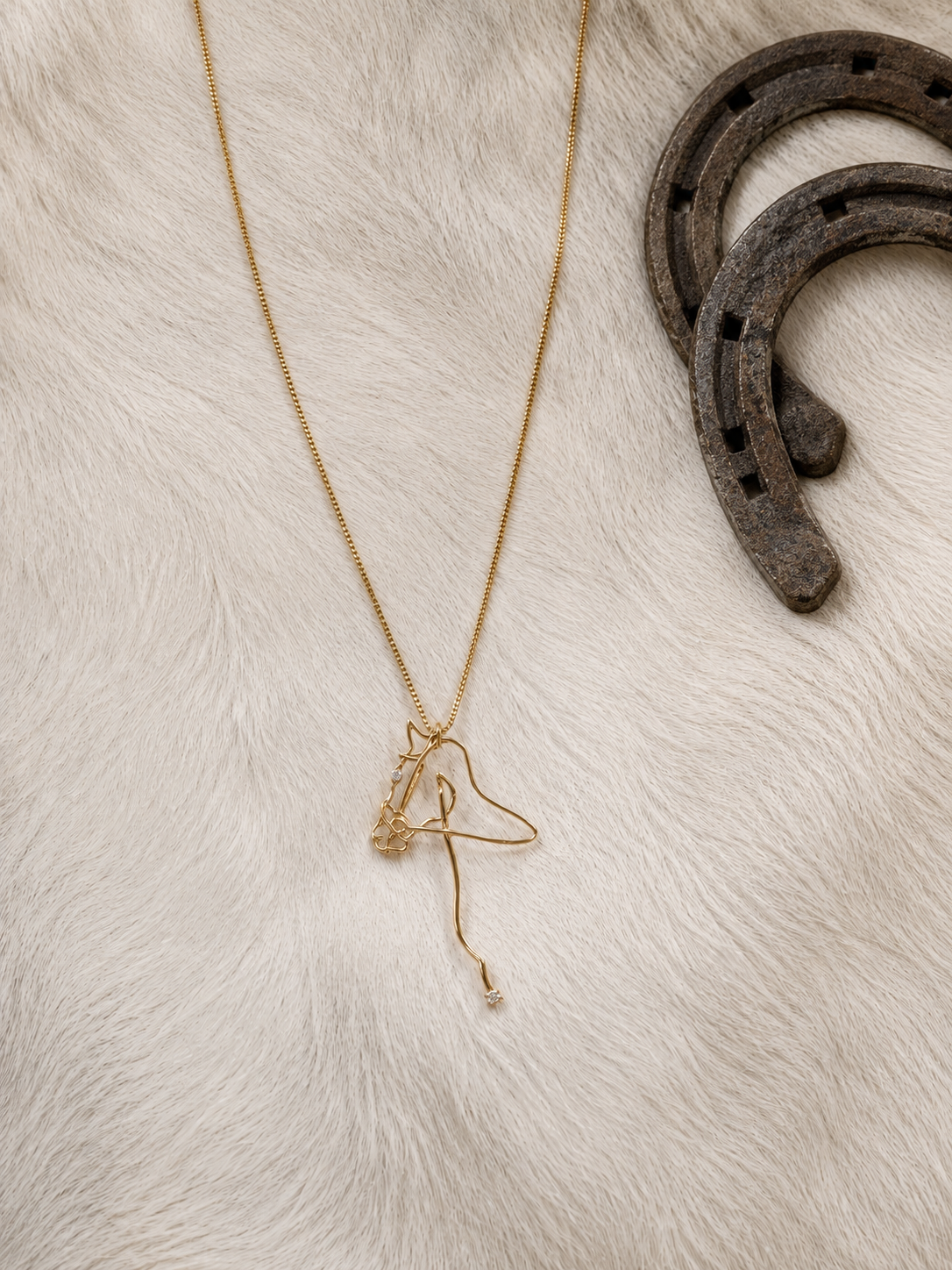 Colar Cavalo-minimalista